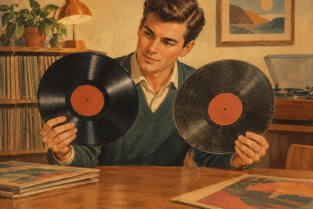 Diferença entre vinil novo e usado na prática