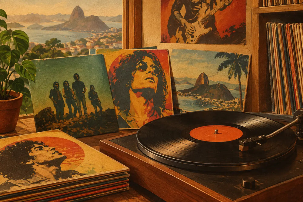 Rock brasileiro em vinil para ouvir e colecionar