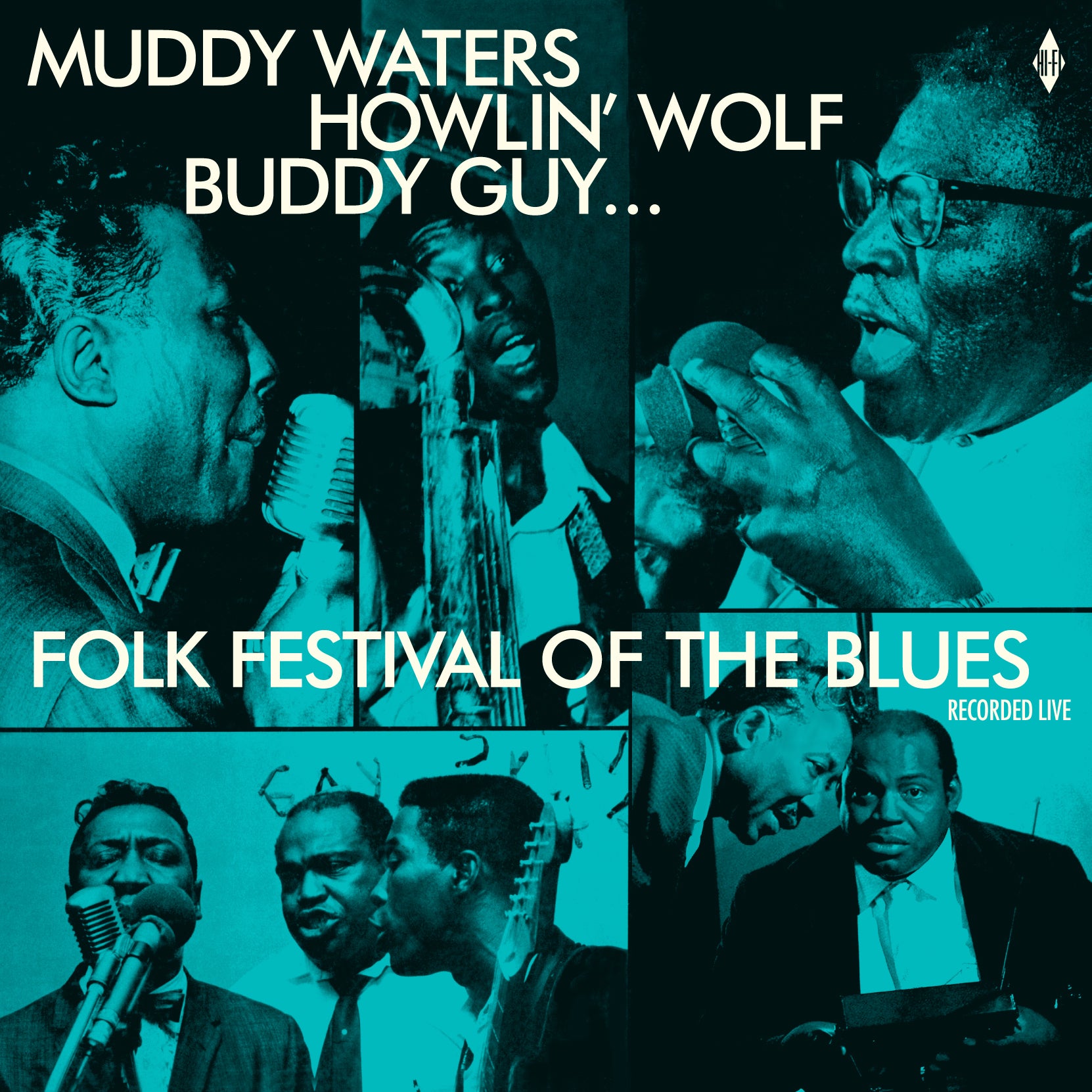 Folk Festival Of The Blues With Muddy Waters, Howlin Wolf, Buddy Guy, Sonny Boy Williamson, Willie Dixon / Various