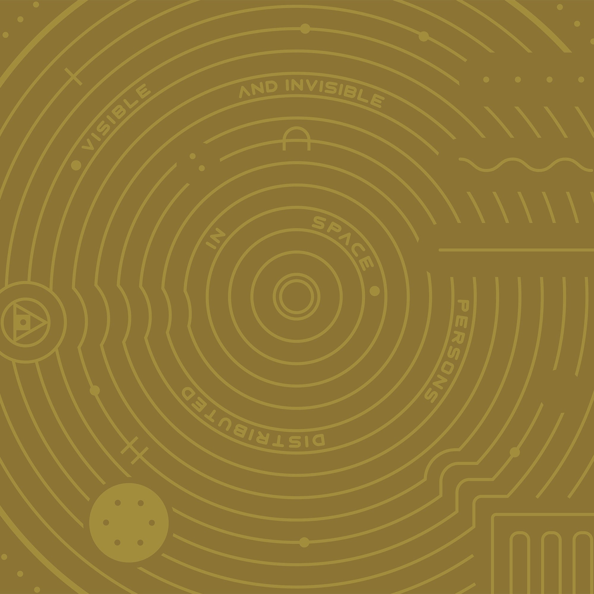 Visible & Invisible Persons Distributed In Space / Various
