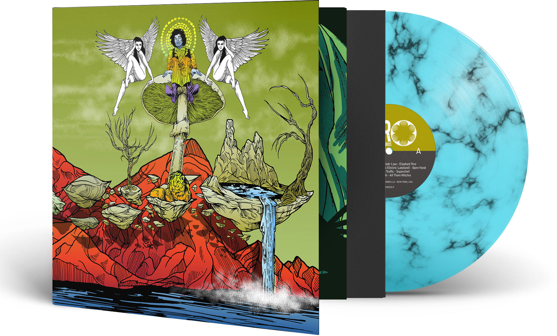 Electric Ladyland (Redux) (Various Artists) (Light Blue/Black Marble Vinyl)