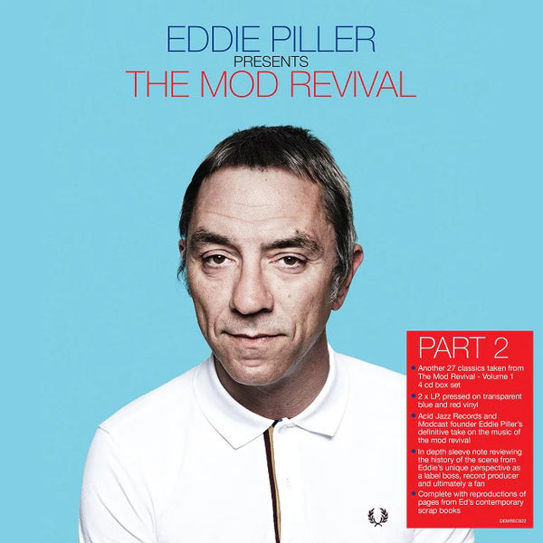 Eddie Piller: More Of The Mod Revival / Various [140-Gram Transparent Red & Blue Colored Vinyl]