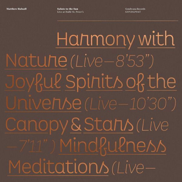 Salute To The Sun (Live At Hallé St. Peter's)