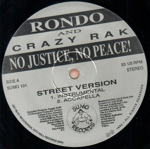 No Justice, No Peace