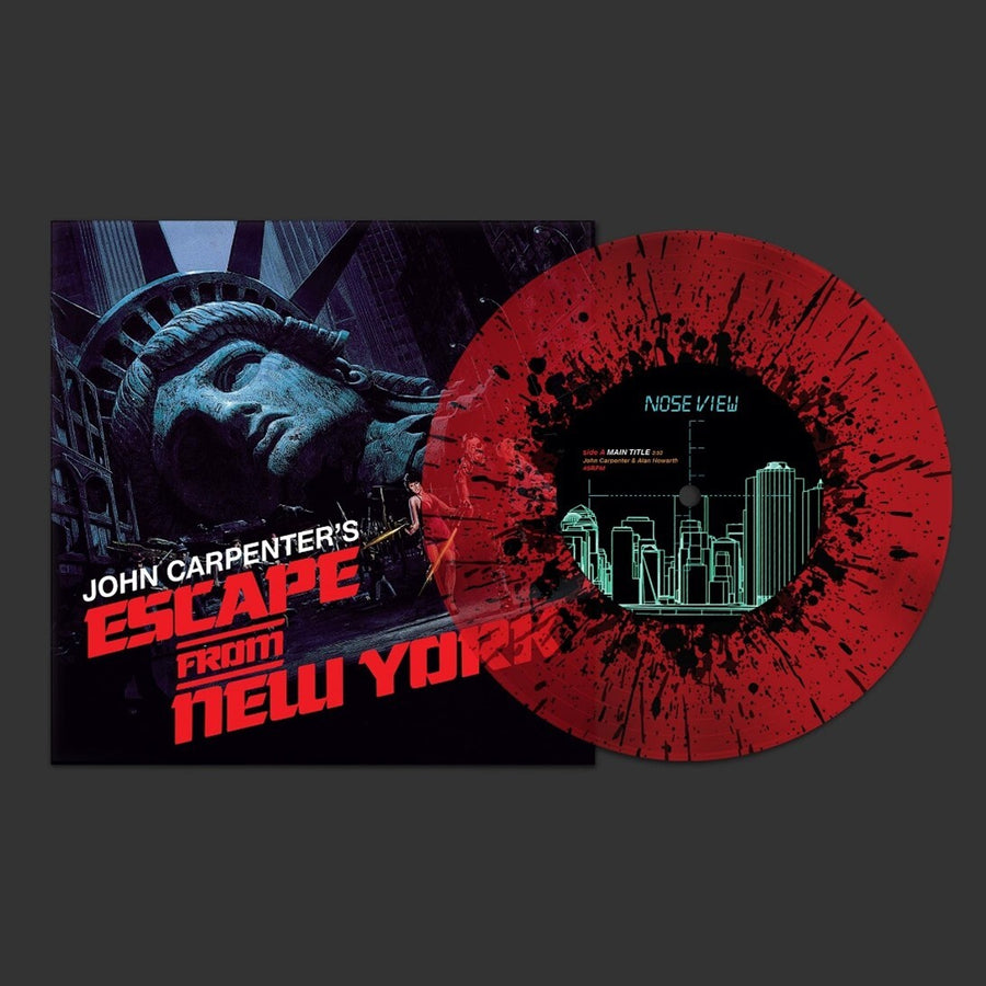Escape From New York (Original Soundtrack) - Transparent Red/Black Splatter Vinyl