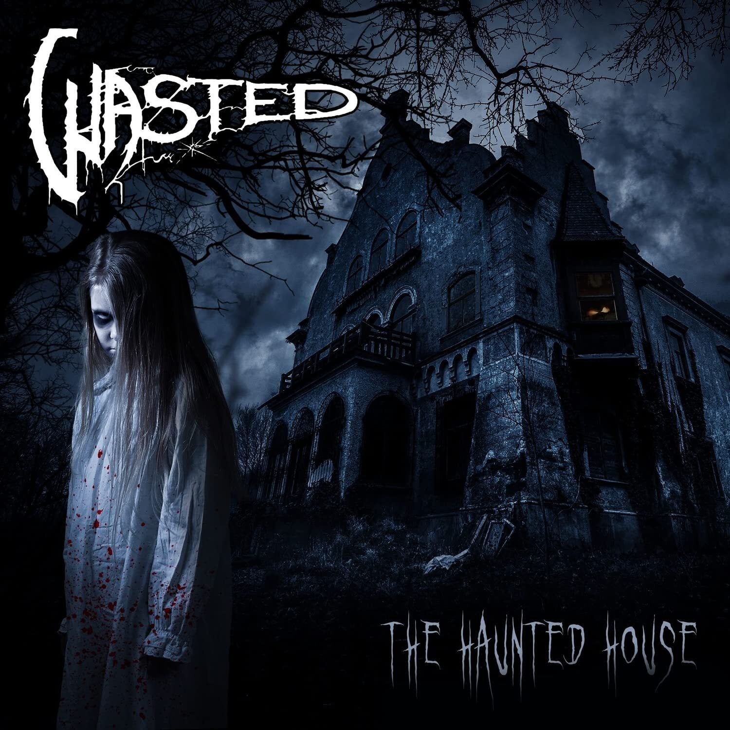 Haunted House - Red/white Splatter