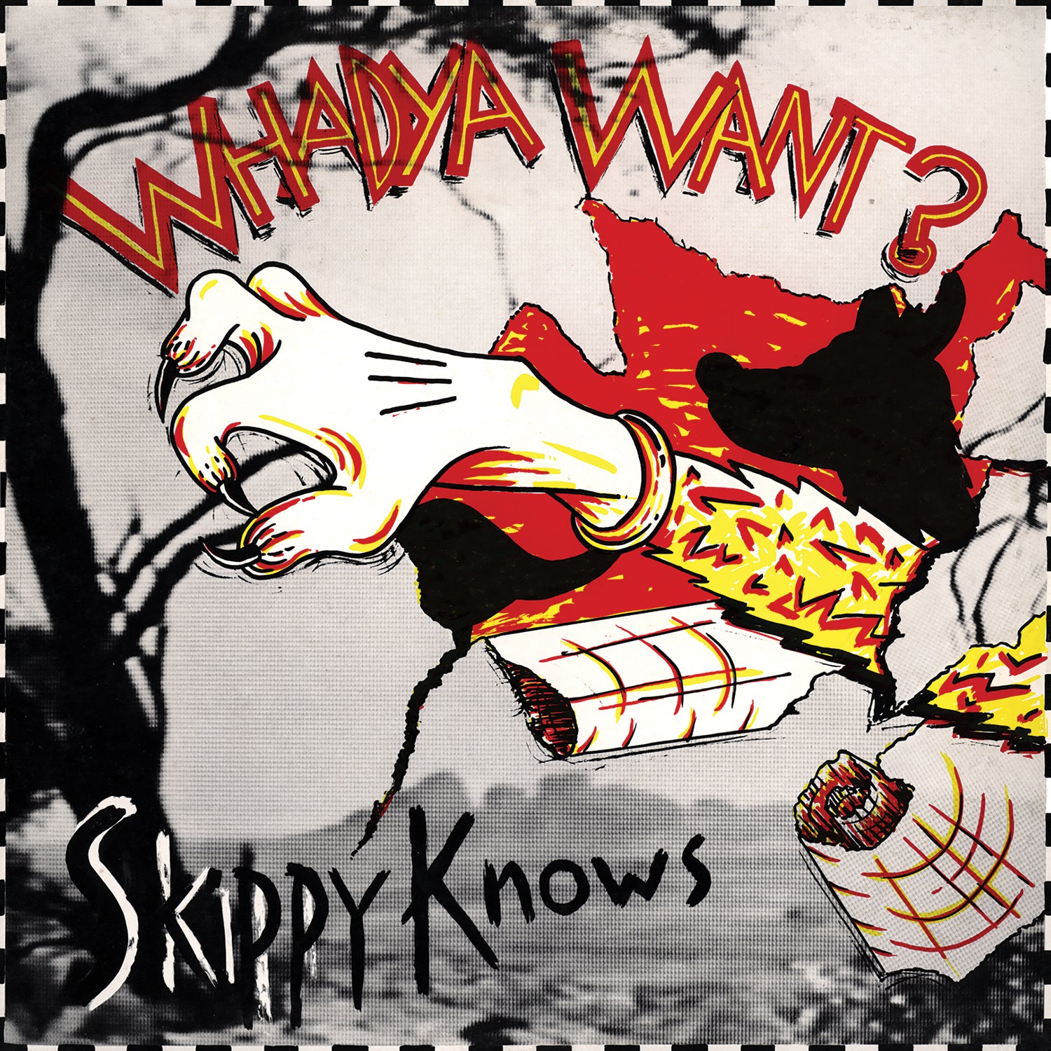 Skippy Knows - White In Red