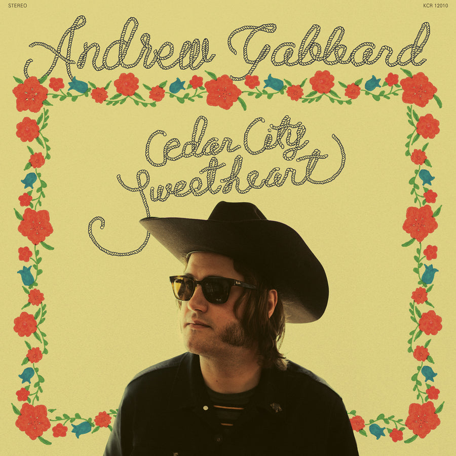Cedar City Sweetheart - Clear W/ Yellow & Red Swirl