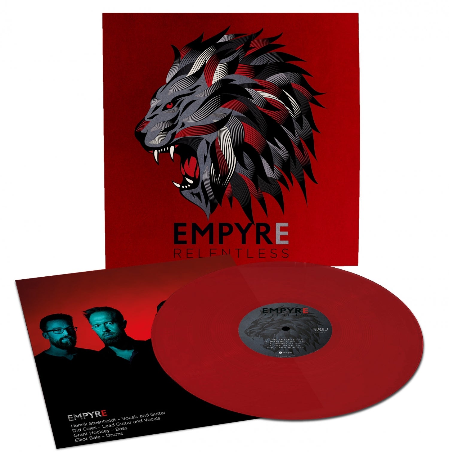Relentless - Limited Edition Clear Red 140gm Vinyl
