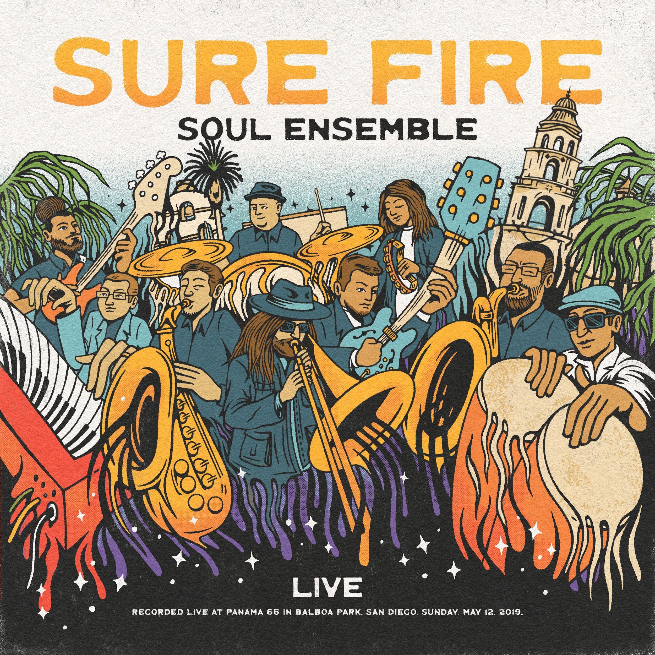 Live At Panama 66 - Clear W/orange Swirl