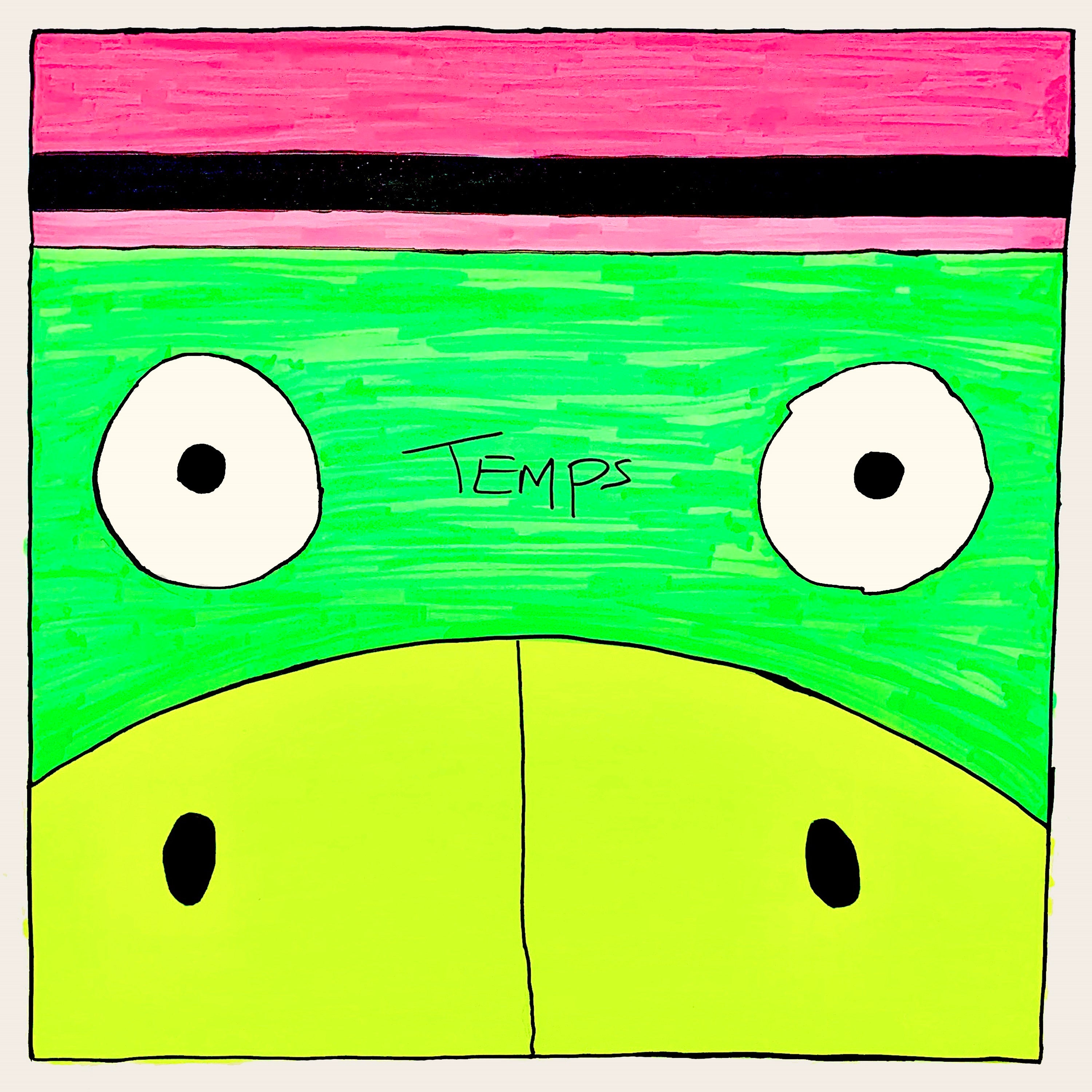 PARTY GATOR PURGATORY - Fluorescent Pink & Green