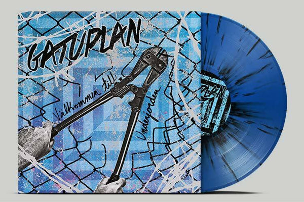 Valkommen Till Underjorden - Black/blue Splatter