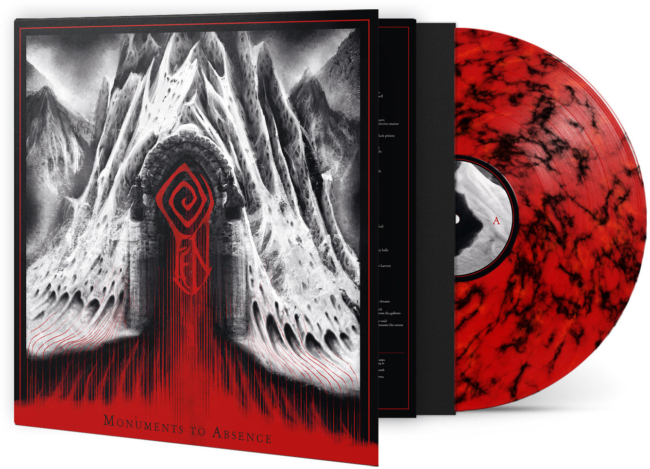 Monuments to Absence - Red/Black marble