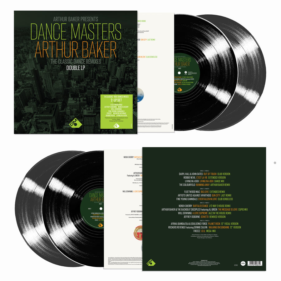 Arthur Baker Presents Dance Masters: Arthur Baker The Classic Dance Remixes - 2LP 140-gram Black Vinyl