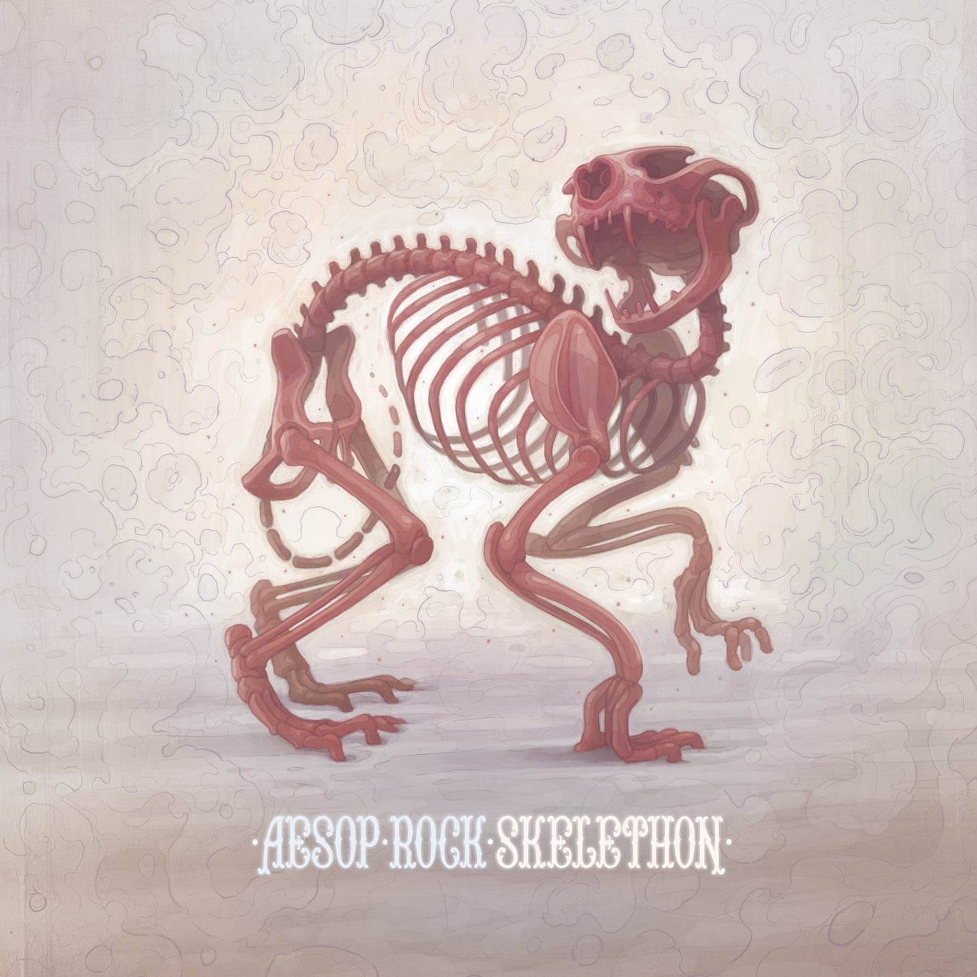 Skelethon (10 Year Anniversary Edition) Creme & Black Marbled Clear
