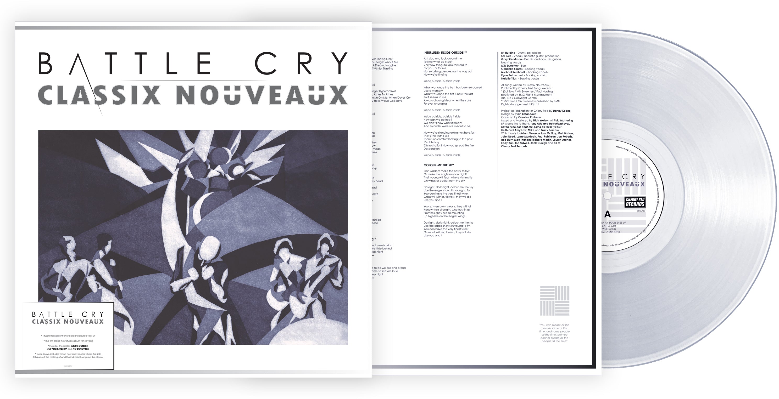 Battle Cry - Clear Vinyl