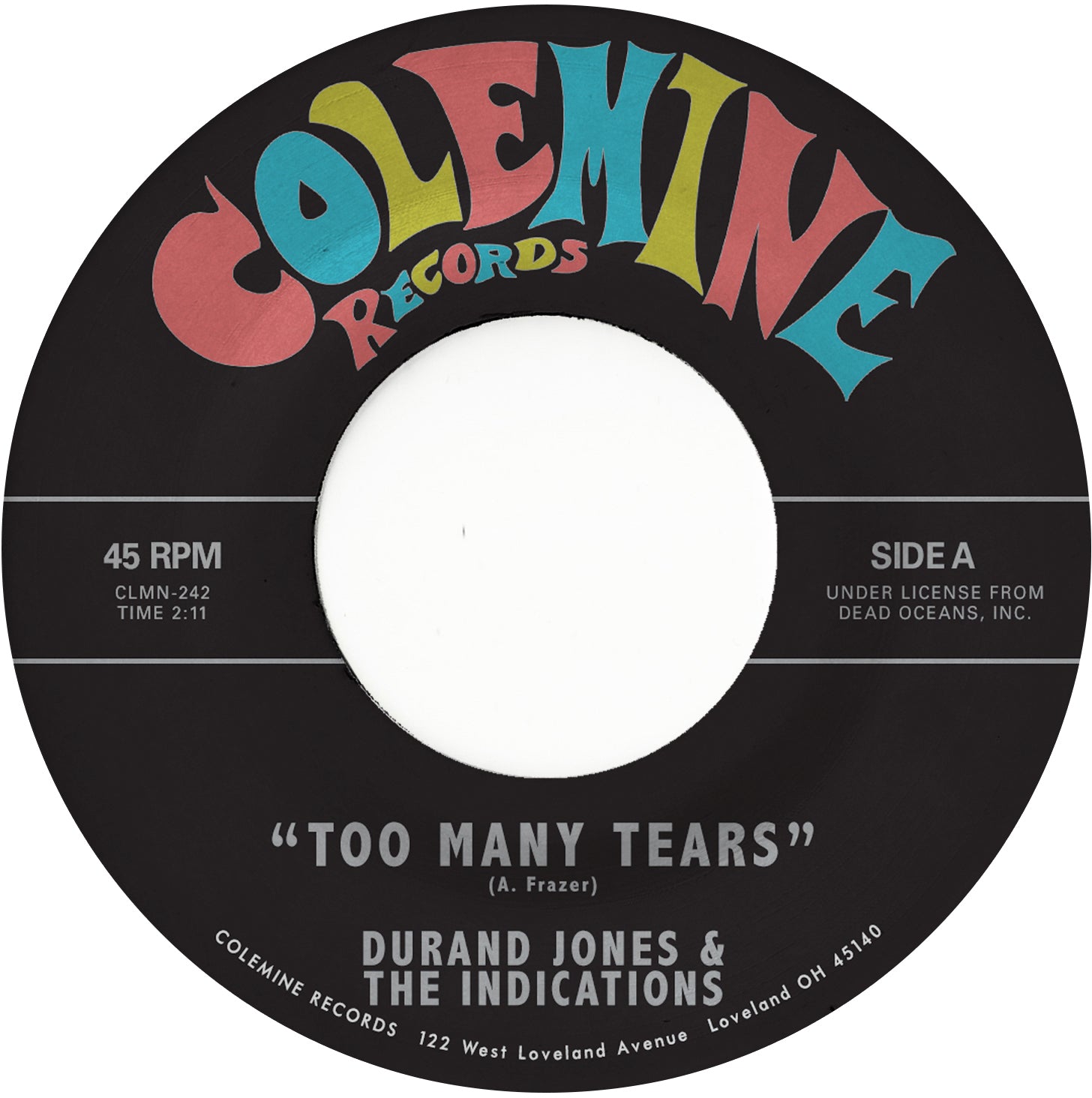 Too Many Tears / Cruisin' to the Parque - Sea Glass Blue