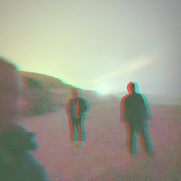 Remote Echoes - Clear w/Sea Blue & Ruby Splatter