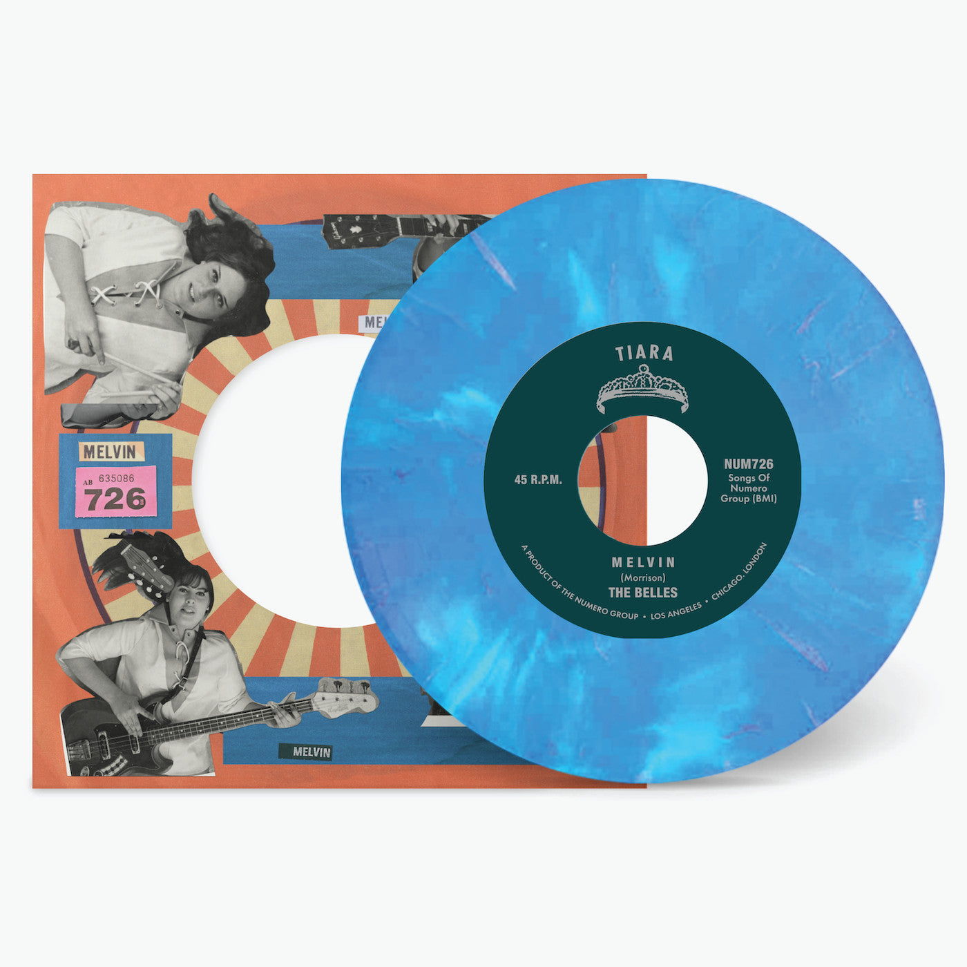 Melvin B/w Come Back - Blue/white Marble