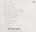 No Rules Sandy