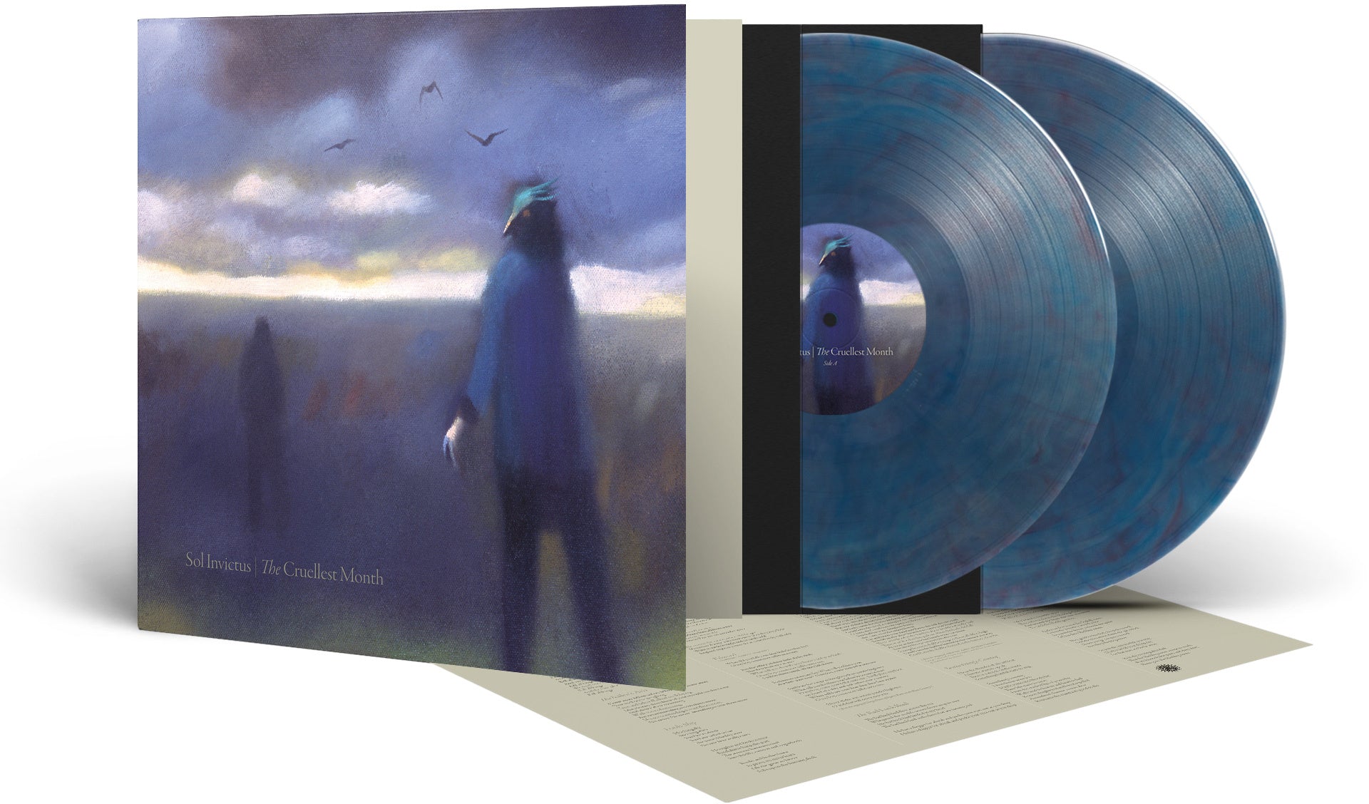 The Cruellest Month - Crystal Clear/Blue/Red marble