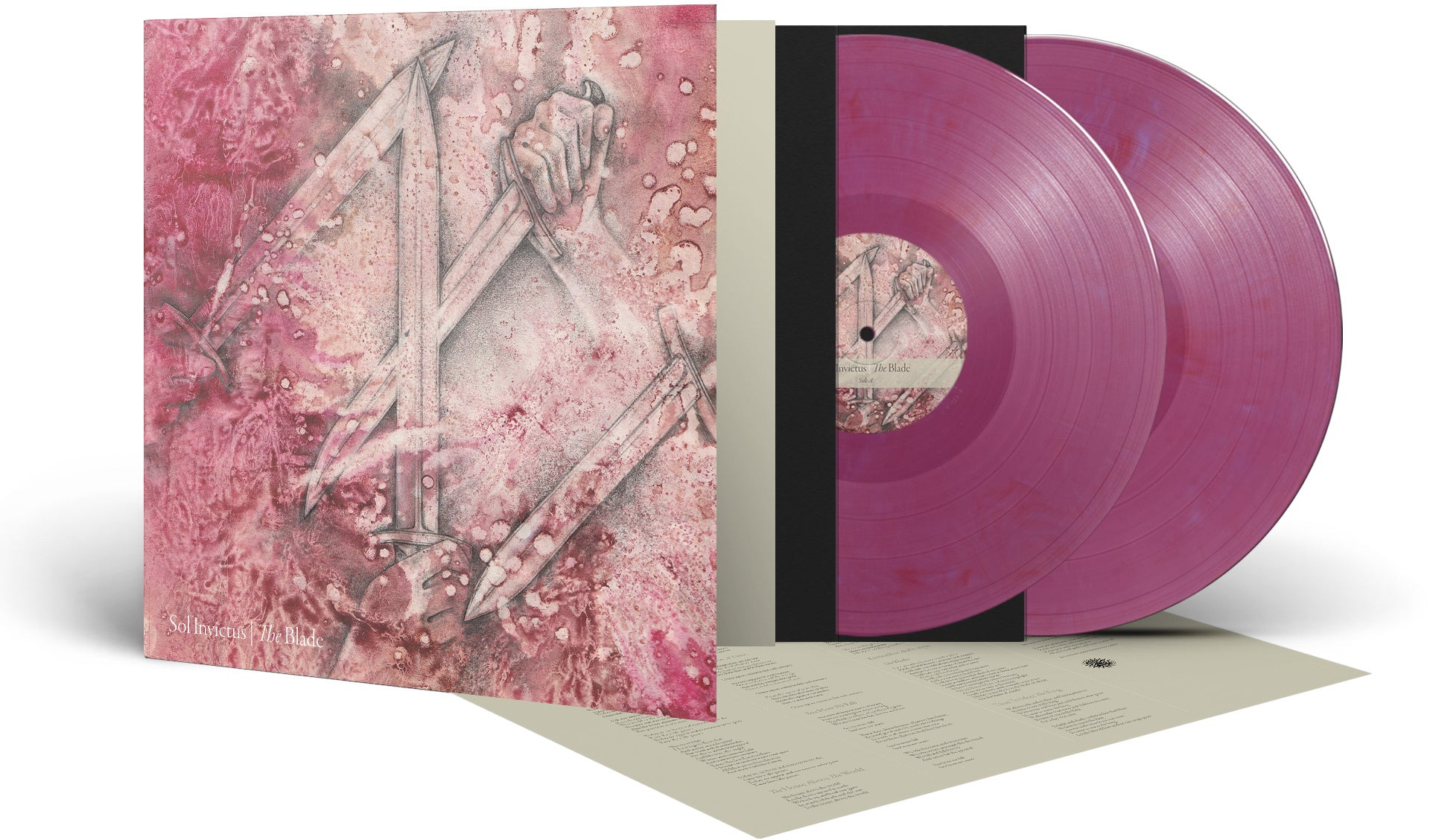 The Blade - Purple/Red Marble