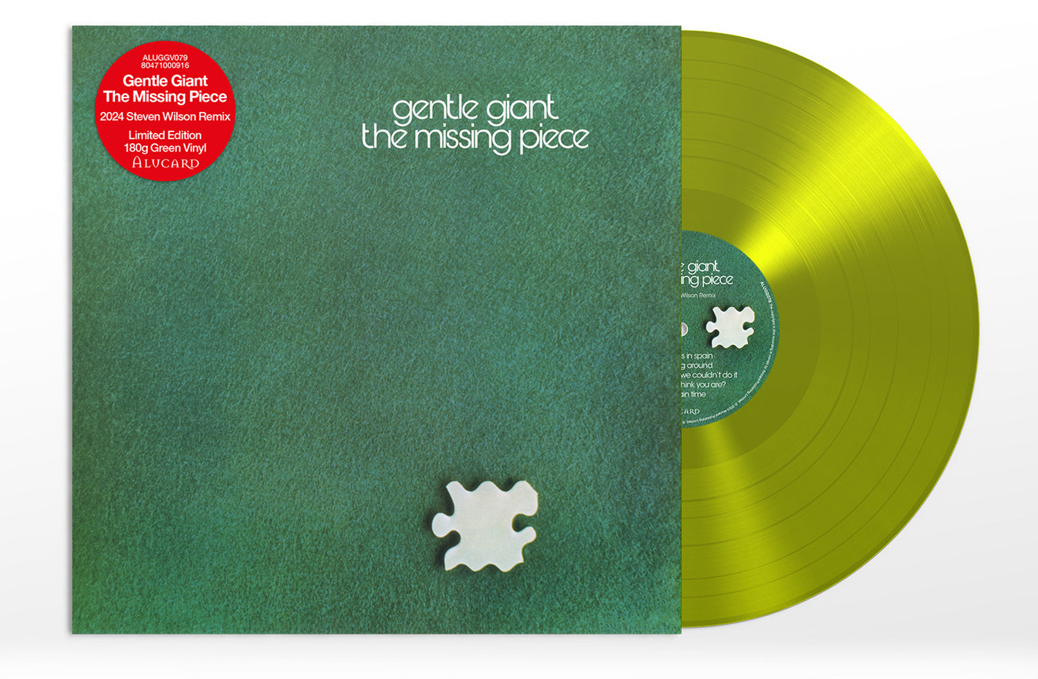 The Missing Piece Green Vinyl Steven Wilson Remix