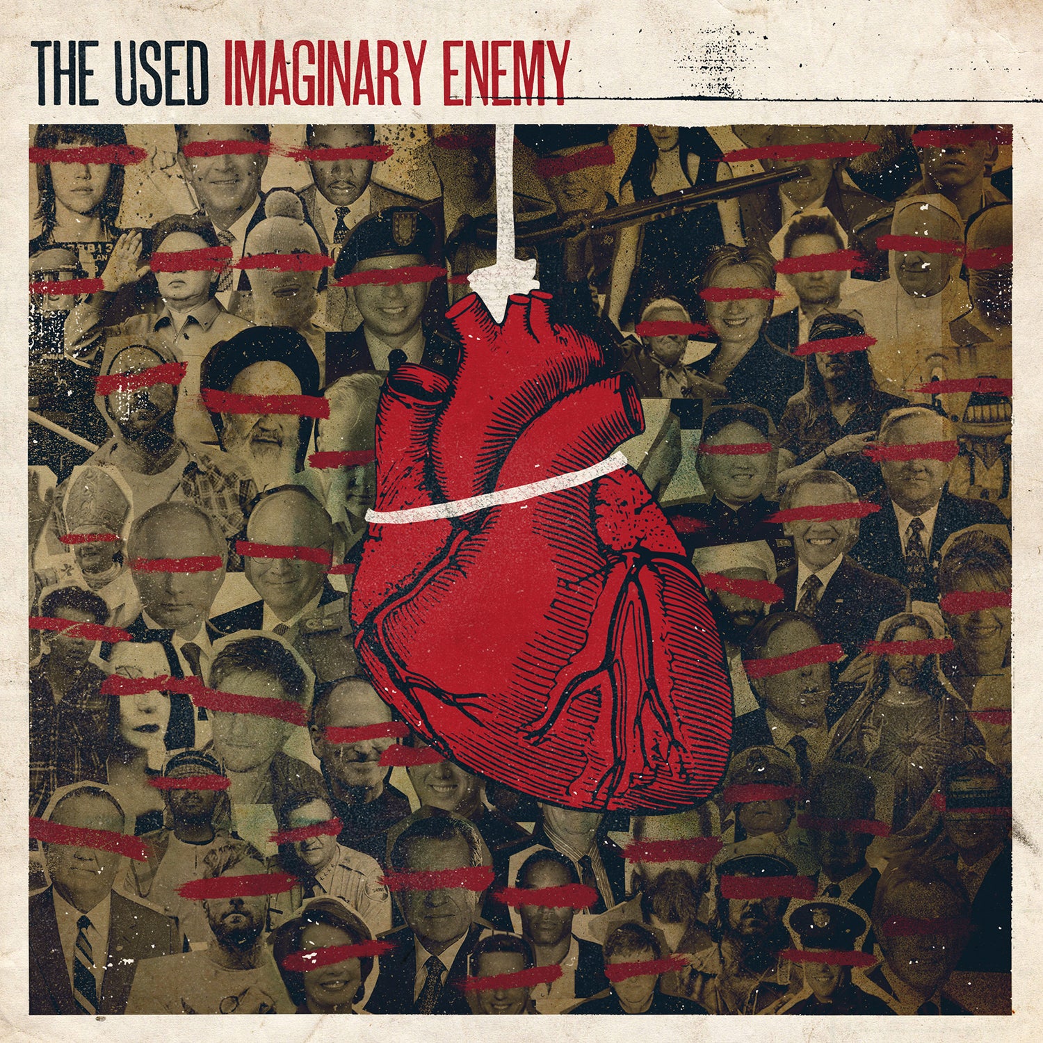 Imaginary Enemy - Orange Black & White