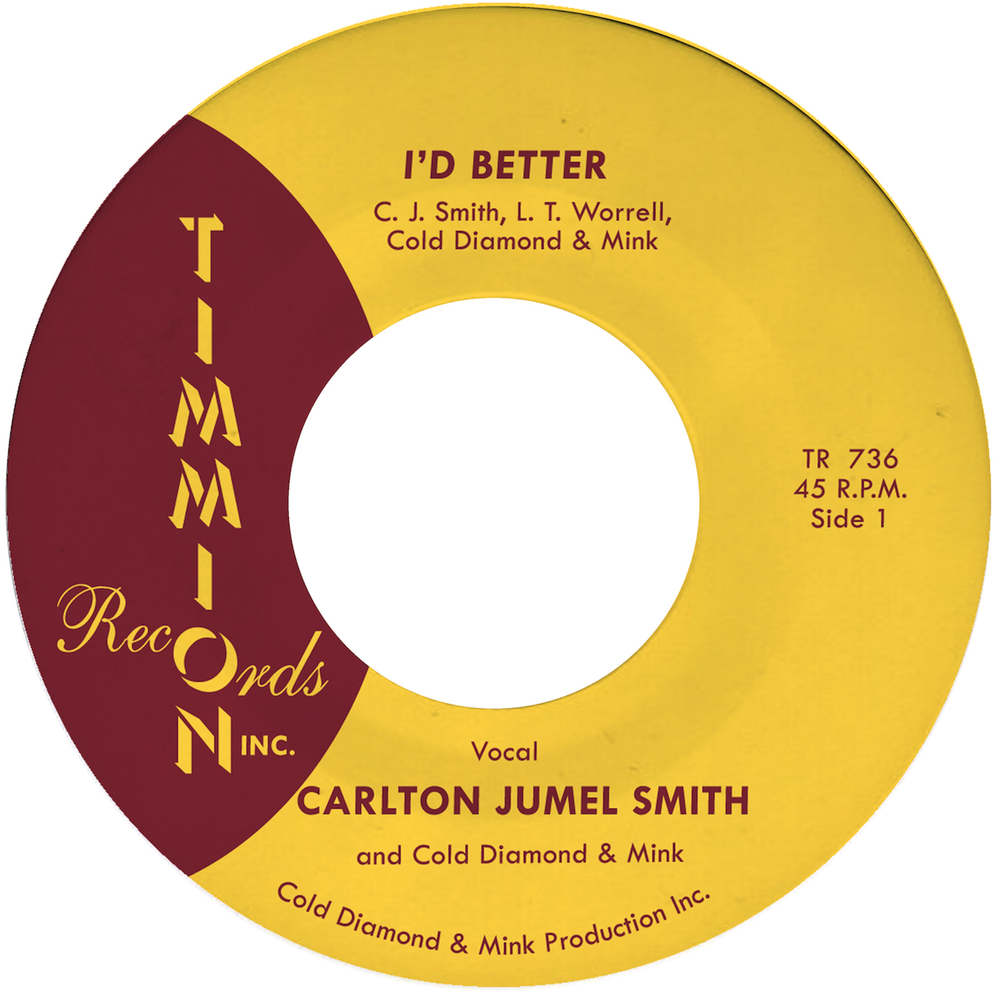 I'd Better/I'd Better (Instrumental)