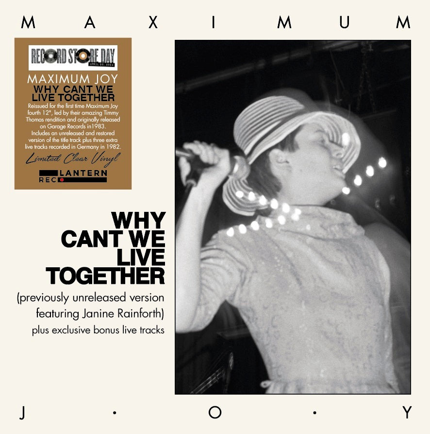 Why Can't We Live Together - Limited Clear Vinyl