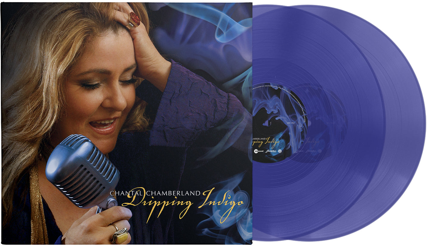 Dripping Indigo - Transparent Purple
