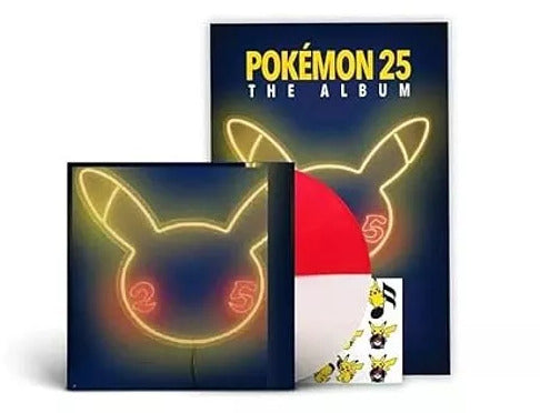 Pokemon 25: The Album / Various - Red & White Colored Vinyl with Poster