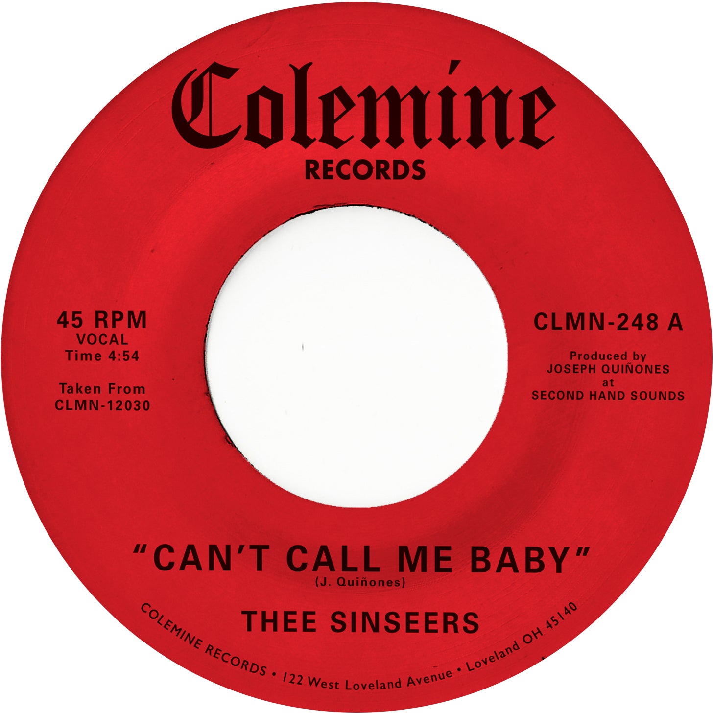 Can't Call Me Baby / Take A Chance