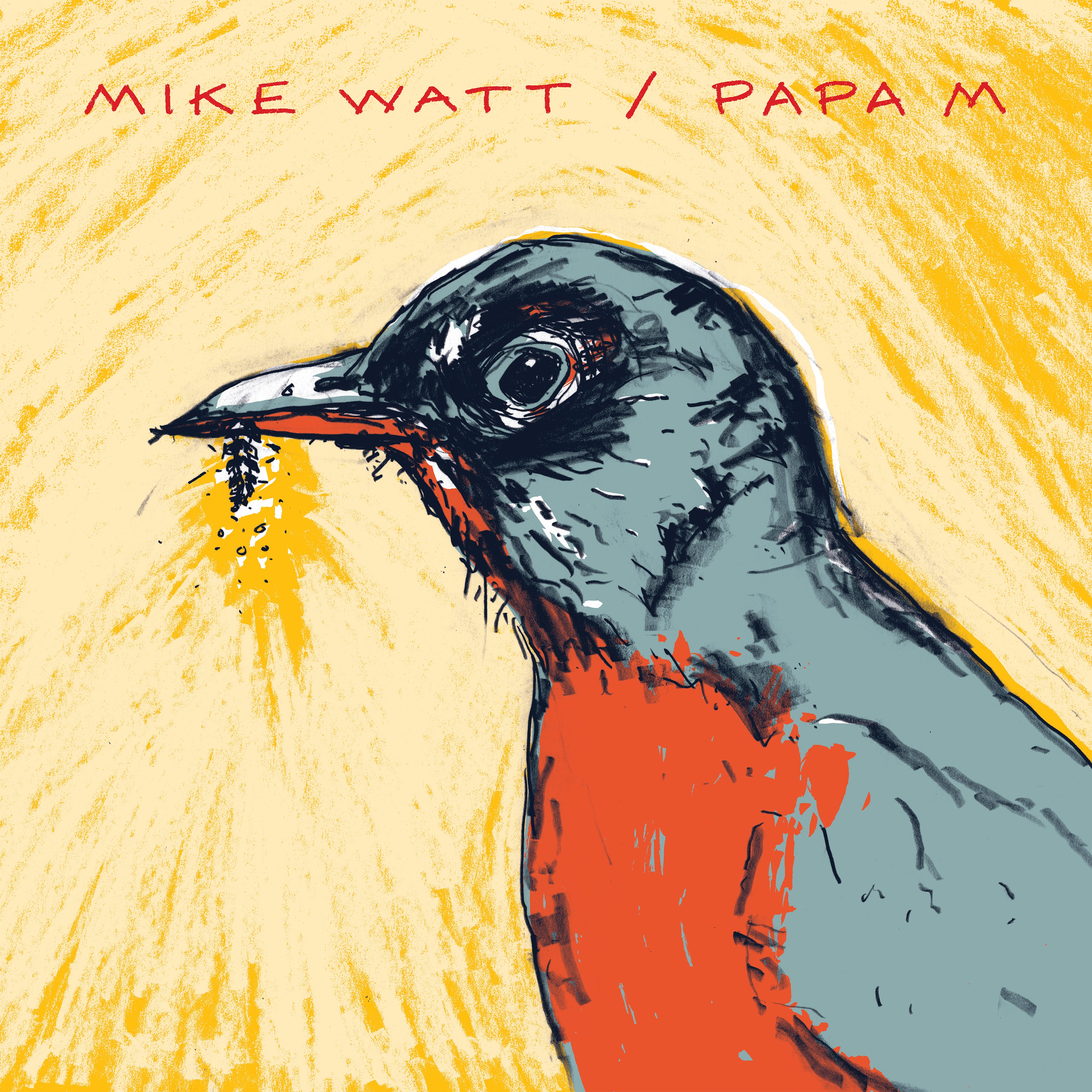 Mike Watt // Papa M - Red Opaque