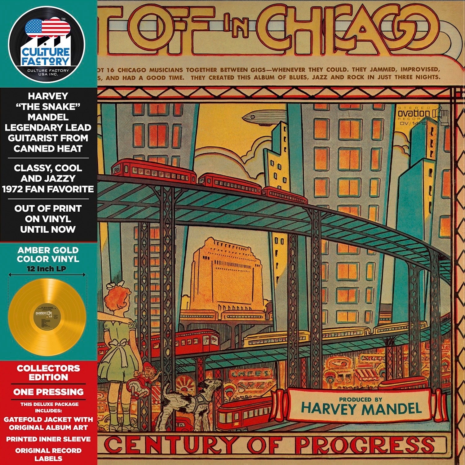 Get Off in Chicago - Yellow/Gold