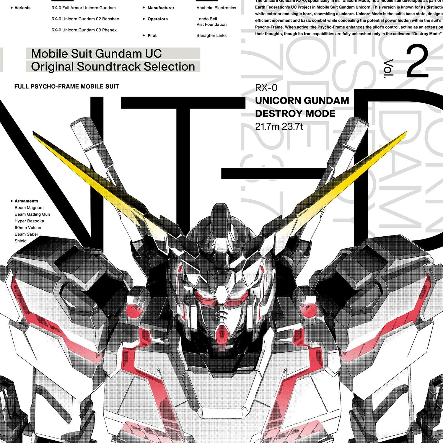 Mobile Suit Gundam UC Original Soundtrack Selection Vol II = 機動戦士ガンダムUC オリジナルサウンドトラックセレクション Vol.II