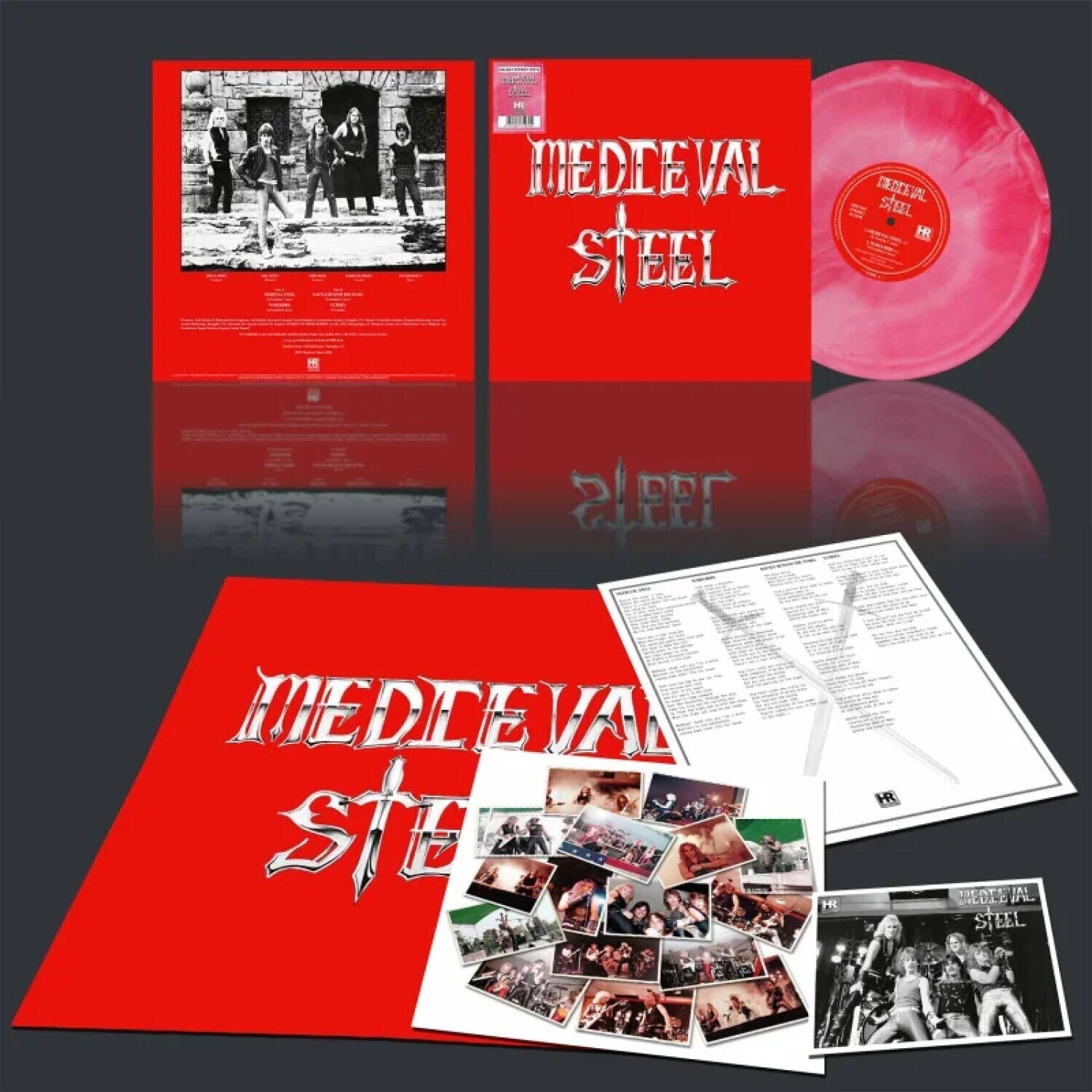 Medieval Steel - Red / White Galaxy