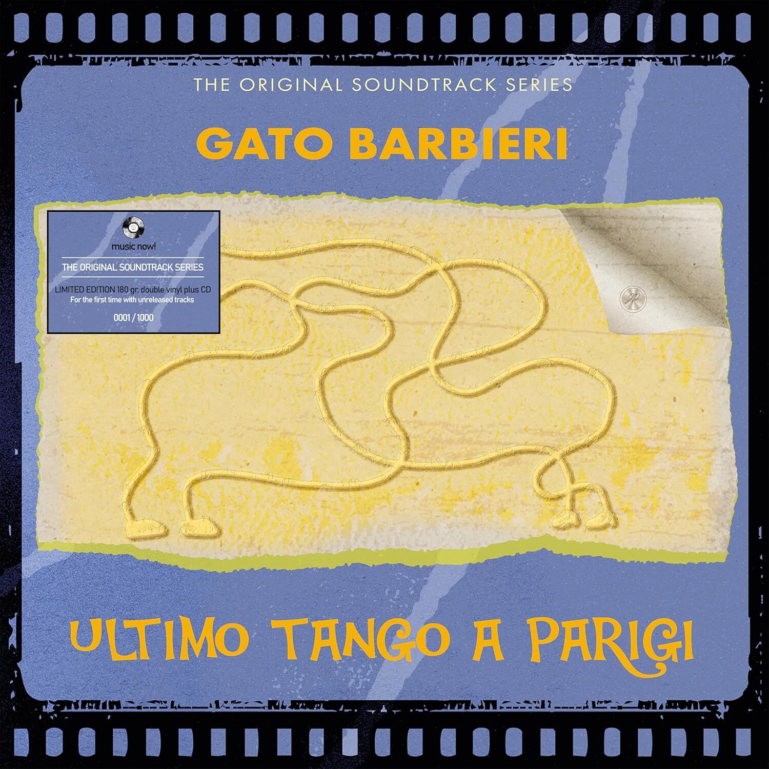 Ultimo Tango A Parigi (Original Soundtrack) - Limited 180-Gram Transparent Blue Colored Vinyl with CD