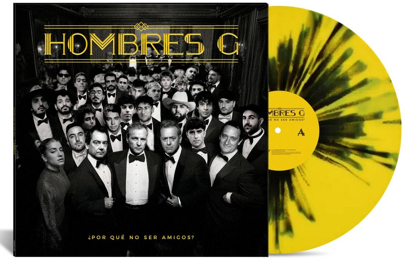 Por Que No Ser Amigos? - Yellow & Black Splatter Vinyl