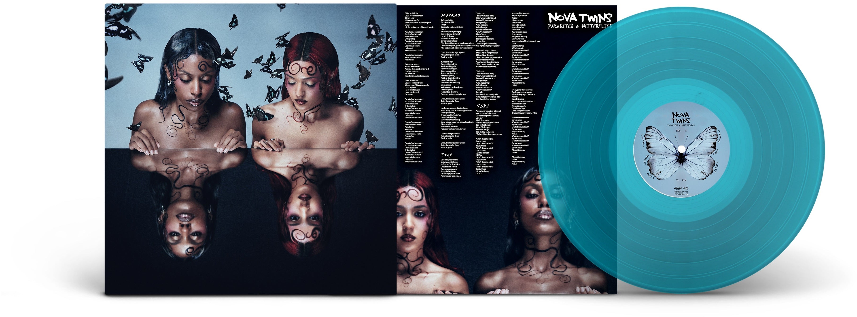 Parasites & Butterflies - Transparent Blue