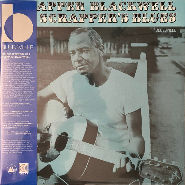 Mr. Scrapper's Blues (Bluesville Acoustic Sound Series)