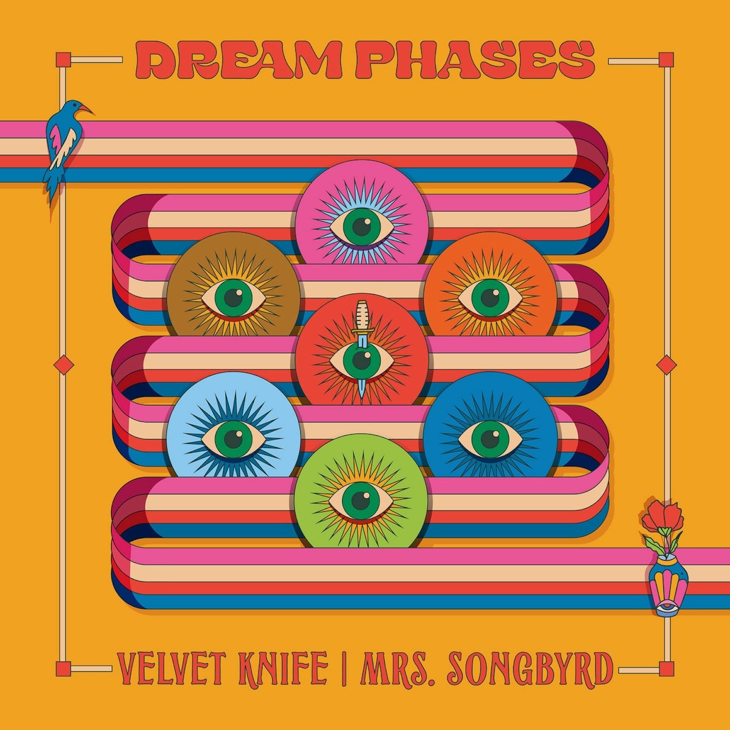 Velvet Knife B/W Mrs. Songbyrd - Orange