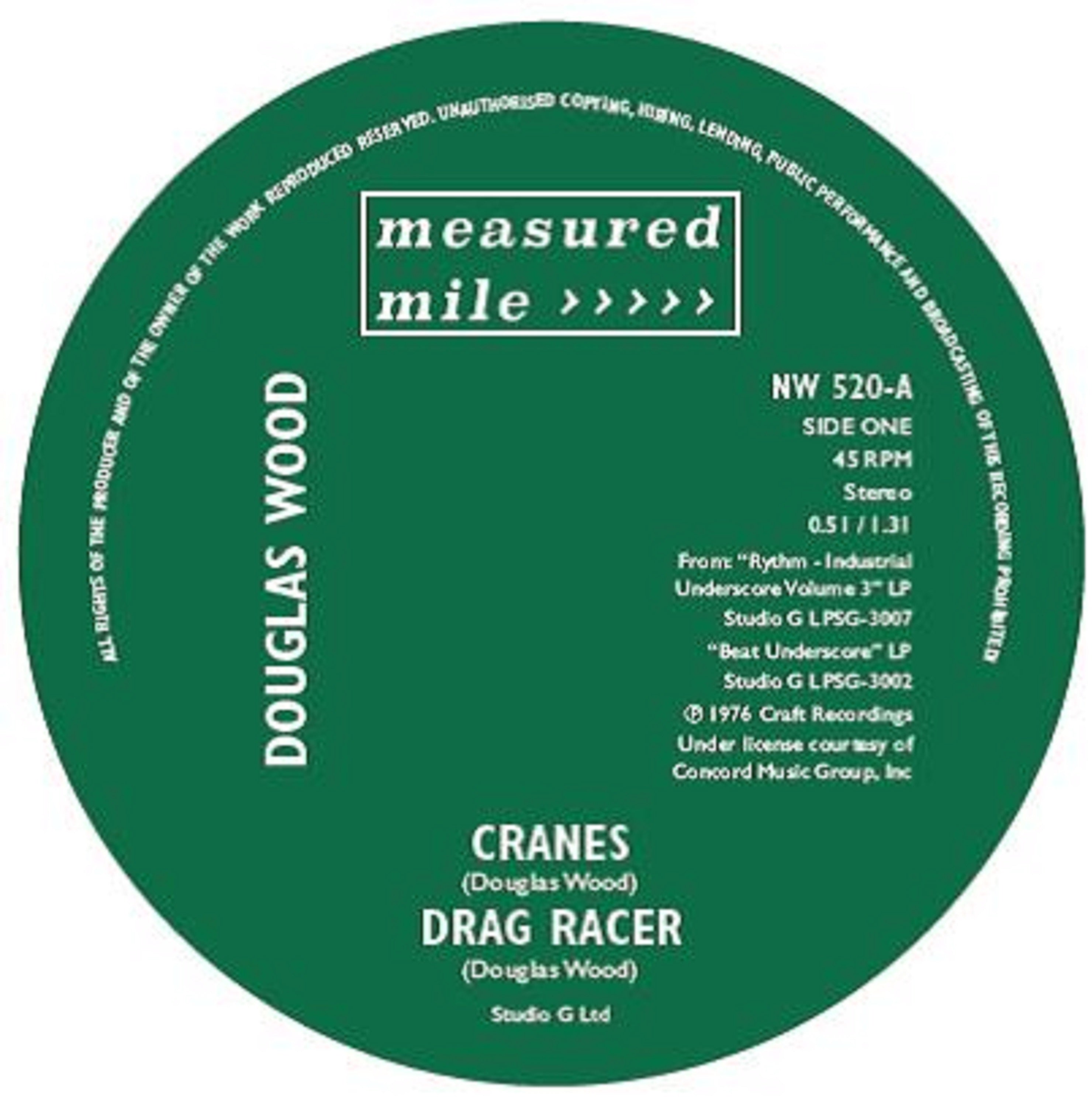 Cranes / Drag Racer / Sprocket Shuffle