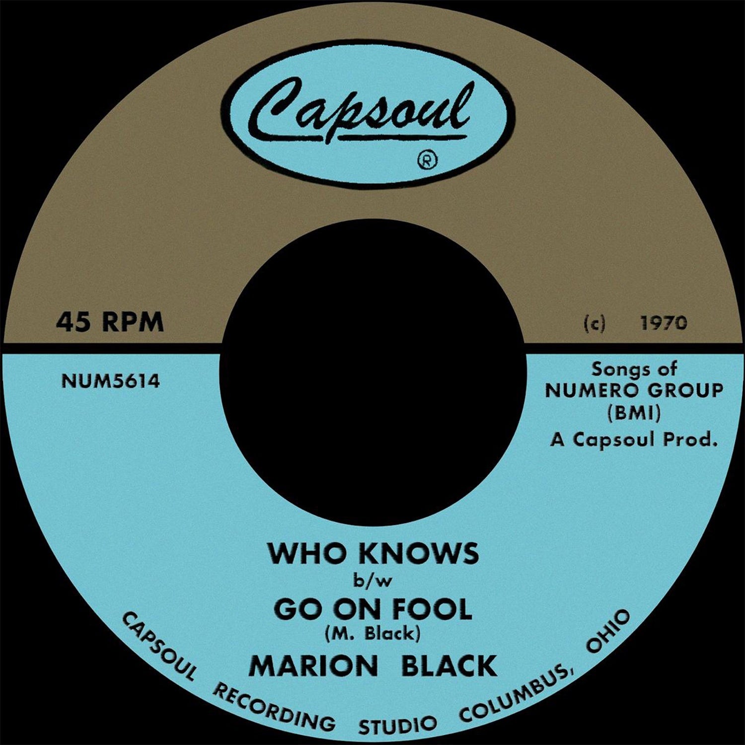 Go on Fool B/W Who Knows - Blue
