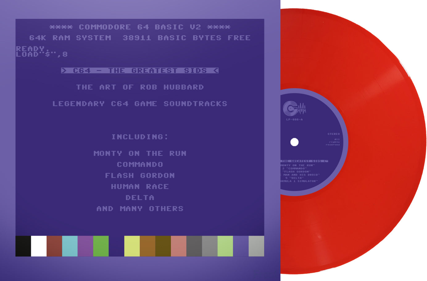 C64 Greatest Sids: The Art Of Rob Hubbard - Limited To 100 Handnumbered Edition (Red Vinyl)