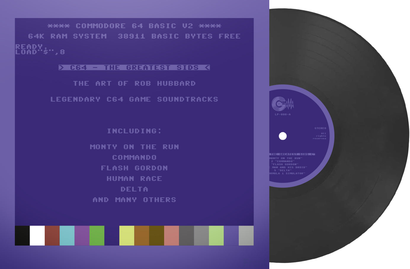 C64 Greatest Sids: The Art Of Rob Hubbard - Limited To 100 Handnumbered Edition (Dark Grey Vinyl)