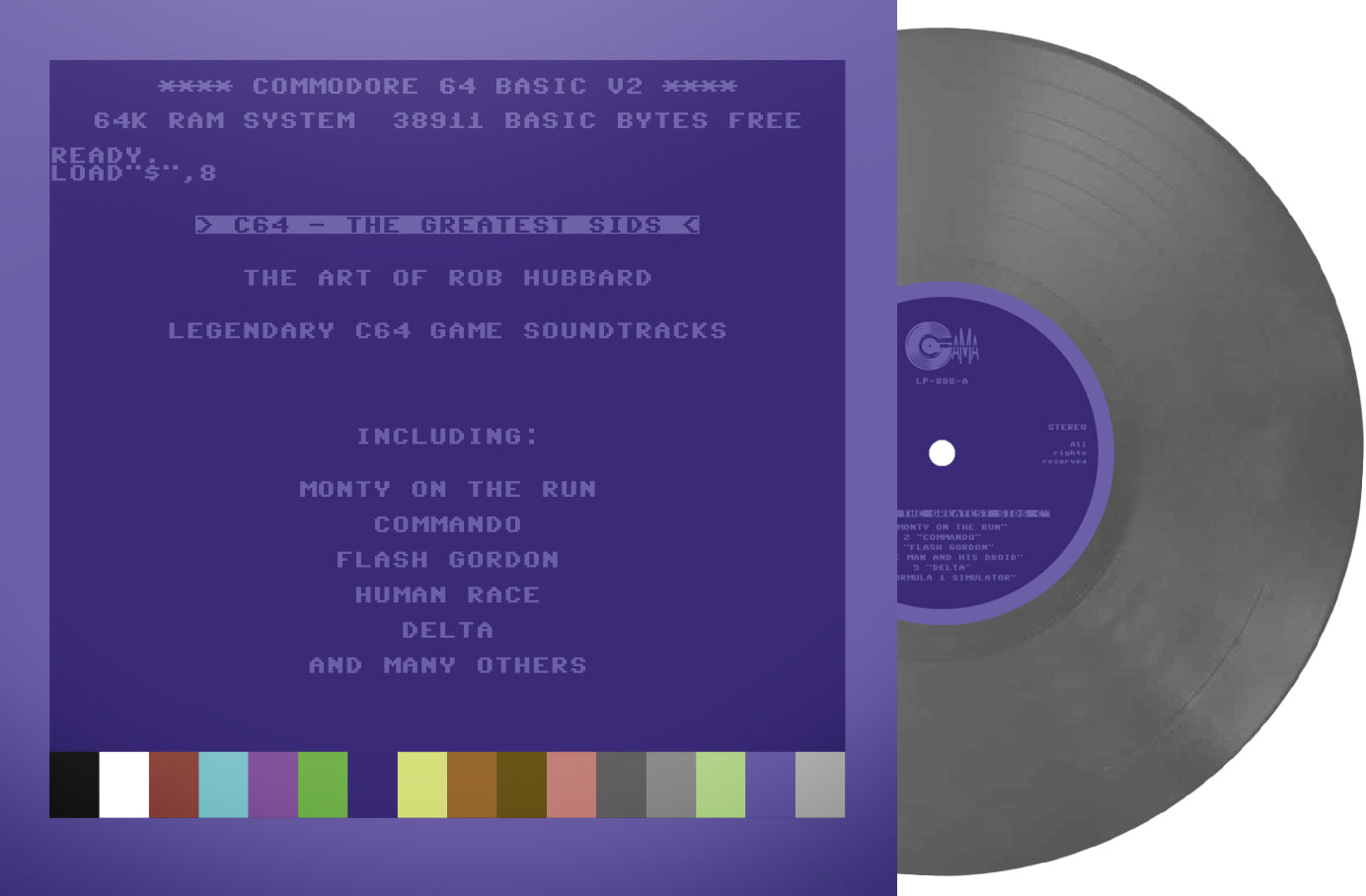 C64 Greatest Sids: The Art Of Rob Hubbard - Limited To 100 Handnumbered Edition (Grey Vinyl)