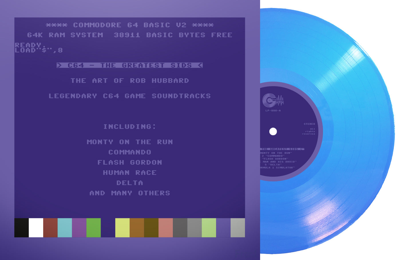 C64 Greatest Sids: The Art Of Rob Hubbard - Limited To 100 Handnumbered Edition (Light Blue Vinyl)