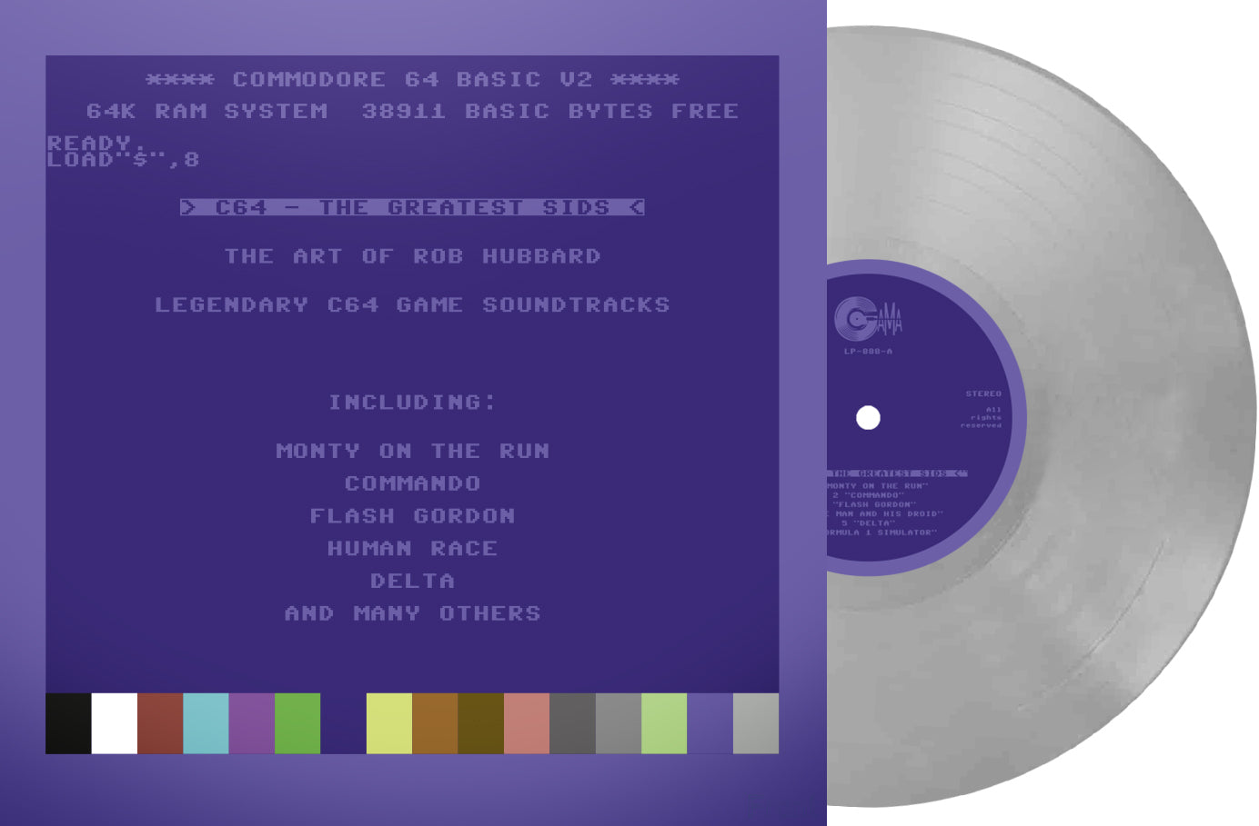 C64 Greatest Sids: The Art Of Rob Hubbard - Limited To 100 Handnumbered Edition (Light Grey Vinyl)