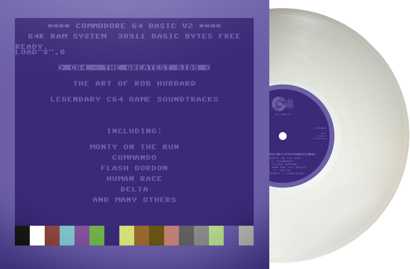 C64 Greatest Sids: The Art Of Rob Hubbard (White Vinyl)